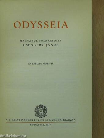 Odysseia (dedikált példány)