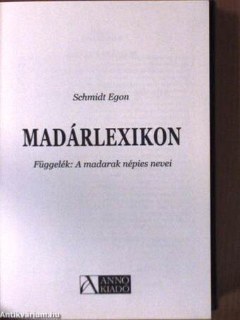 Madárlexikon