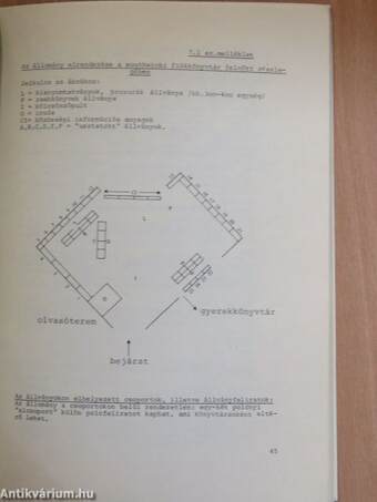 Az állomány másfajta elrendezése a közművelődési könyvtárban