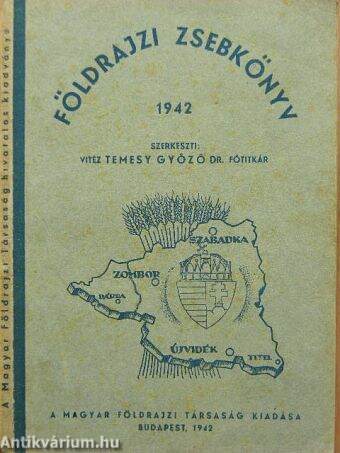 Földrajzi zsebkönyv 1942/Az 1942. évi földrajzi zsebkönyv térképei