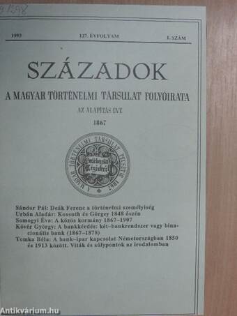 Századok 1993/1-6.