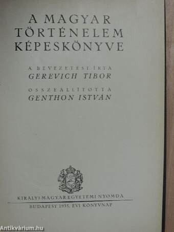 A magyar történelem képeskönyve