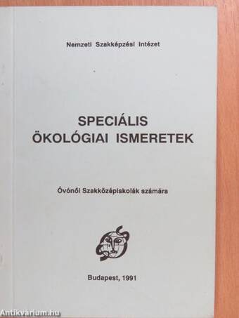 Speciális ökológiai ismeretek