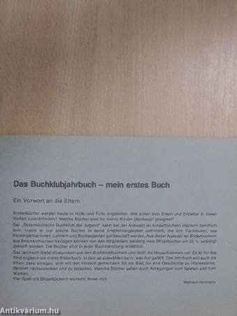 Das Buchklubjahrbuch - mein erstes Buch