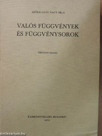 Valós függvények és függvénysorok