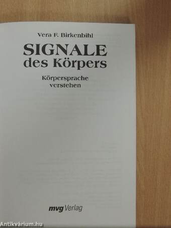 Signale des Körpers