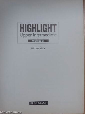 Highlight - Upper-Intermediate - Workbook