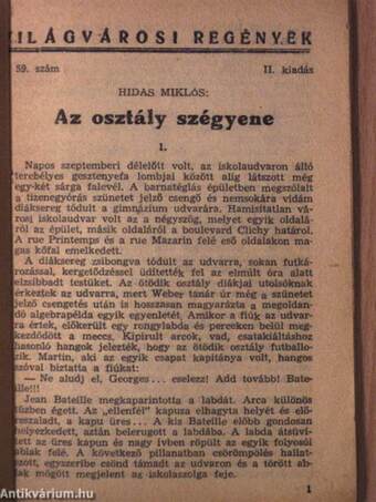 Az osztály szégyene