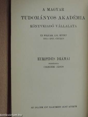 Euripides drámái