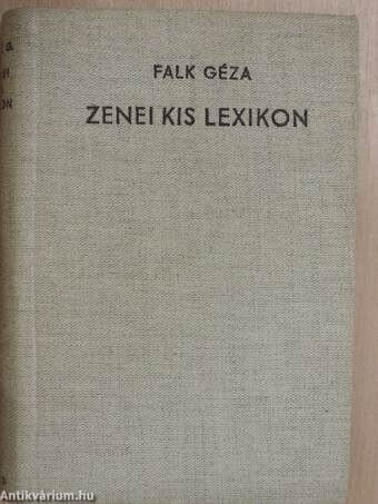 Zenei kis lexikon