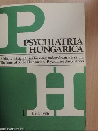 Psychiatria Hungarica 1986-1987 (vegyes számok) (5db)