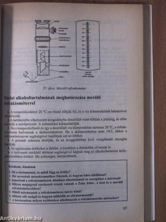 Borászati és üdítőital-ipari minőségbiztosítás, laboratóriumi gyakorlatok