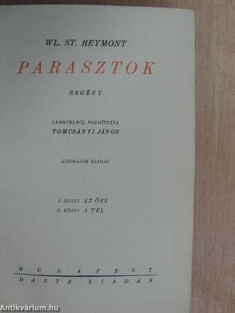 Parasztok I-IV.