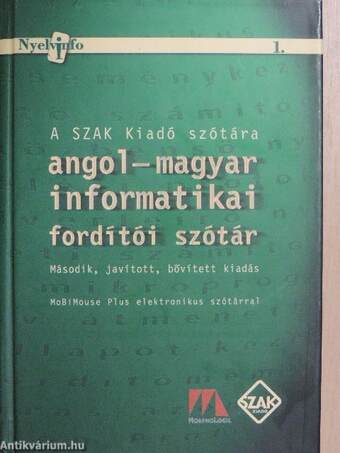 Angol-magyar informatikai fordítói szótár - CD-vel
