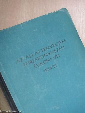 Az állattenyésztés törzskönyvezési évkönyvei 1956/57