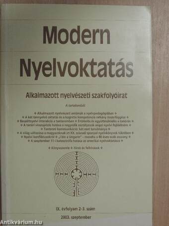 Modern Nyelvoktatás 2003/2-3.