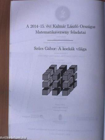 A Kalmár László Matematikaverseny módszertani kiadványa