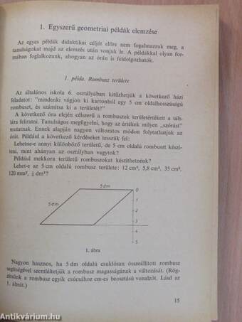 Az analízis elemeinek tanítása a középiskolában