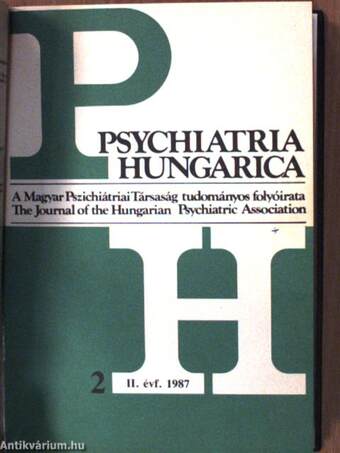 Psychiatria Hungarica 1986-1987 (vegyes számok) (5db)