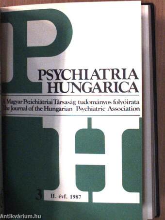 Psychiatria Hungarica 1986-1987 (vegyes számok) (5db)