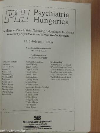 Psychiatria Hungarica 1998/1-6./A szkizofrénia kezelése/Fluoxetin