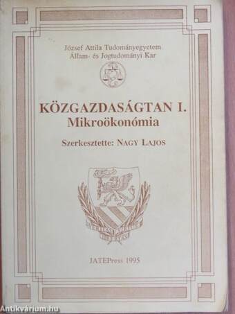 Közgazdaságtan I.