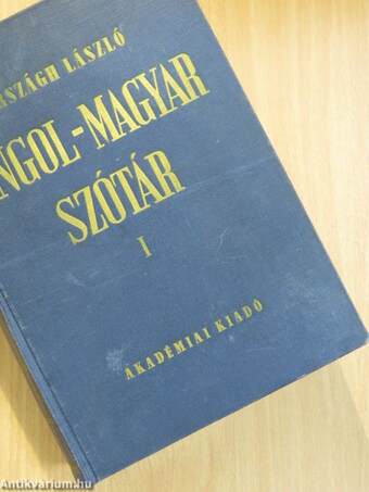 Angol-magyar szótár I-II.