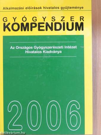 Gyógyszer kompendium 2006.