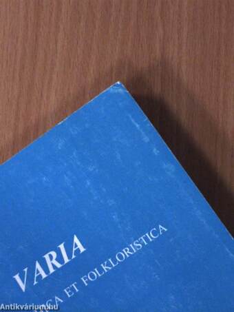 Varia ethnographica et folkloristica