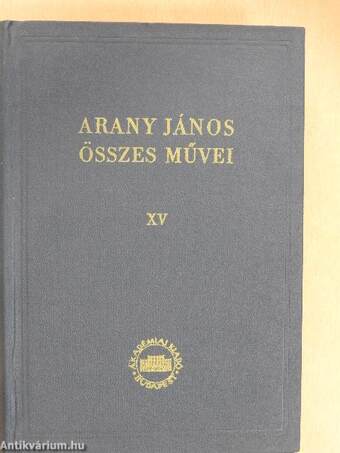 Arany János összes művei XV.