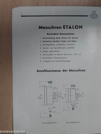 Messuhren Etalon