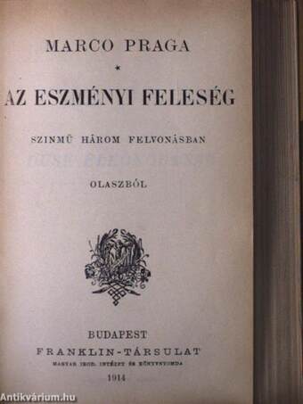 Gioconda/Az eszményi feleség/Vége a szerelemnek!/"Remény"/Lucifer