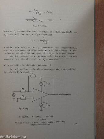 Összetett analóg integrált áramkörök mérése