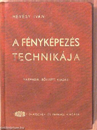 A fényképezés technikája