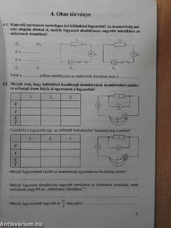 Fizika munkafüzet 7.