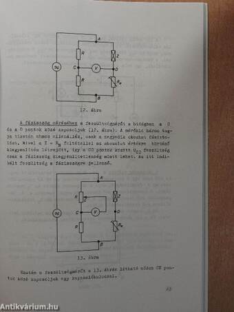 Váltakozóáramú alapmérések 2.