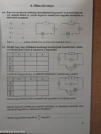 Fizika munkafüzet 7.