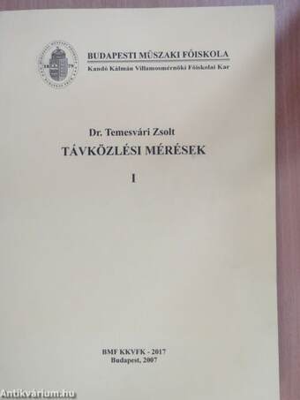 Távközlési mérések I.