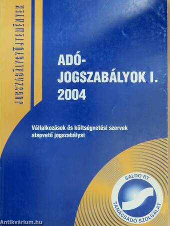 Adójogszabályok I-II. 2004