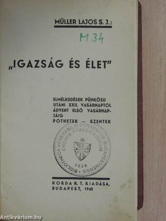 "Igazság és élet"