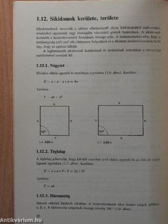 Műszaki alapismeretek - matematika