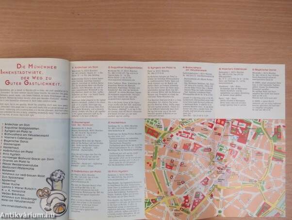 Hotel Directory mit Stadtplan 2002