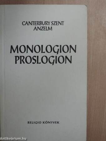 Monologion proslogion