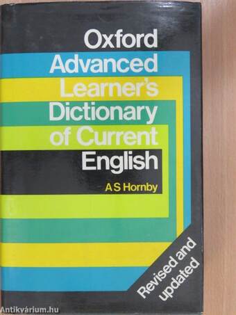 Oxford Advanced Learner's Dictionary of Current English