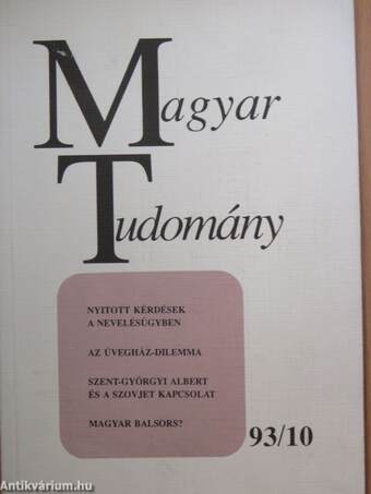 Magyar Tudomány 1993. október