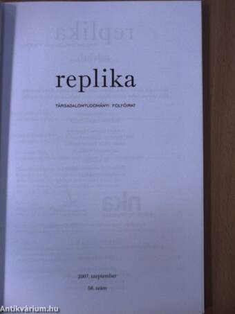 Replika 2007. szeptember