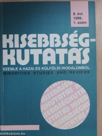 Kisebbségkutatás 1999/1-4.