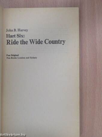 Hart Six: Ride the Wide Country