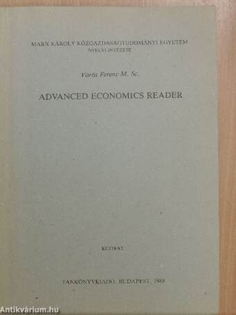 Advanced Economics Reader