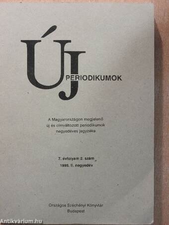 Új periodikumok 1995. II.